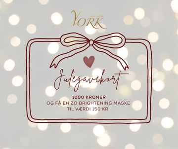 1000 kr. julegavekort + ZO maske
