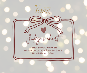 10.000 kr. julegavekort, spar 10% + få ZO gave(værdi 1350,-)