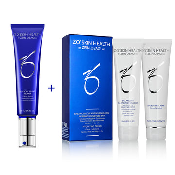 Radical Night Repair (60mL) + Balancing Cleansing Emulsion (60mL) & Hydrating Creme (58g)