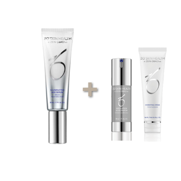 ZO Illuminating AOX Serum, 50 ml + Exfoliation Accelerator 30 ml & Hydrating Créme 58 g KAMPAGNE