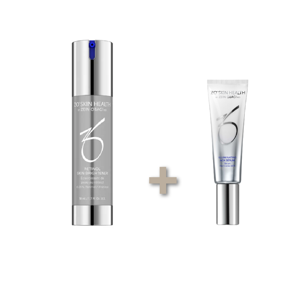 Retinol Skin Brightener 0,25% (50mL) + Illuminating AOX Serum (30mL) i gave!