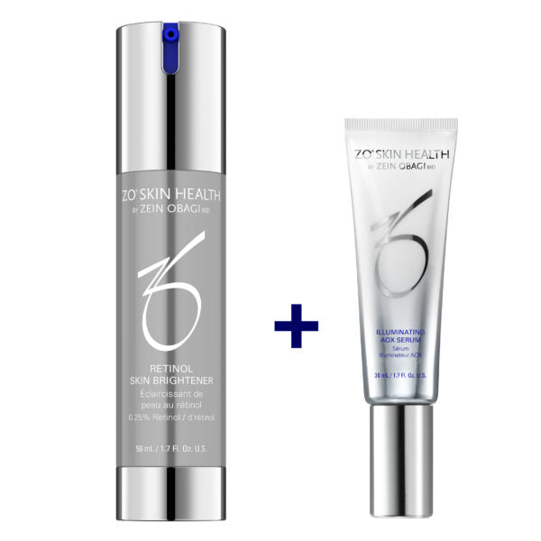 Retinol Skin Brightener 0,25% (50mL) + Illuminating AOX Serum (30mL) i gave!