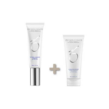 Retinol + Blemish Complex 50mL + 60mL Exfoliating Cleanser i gave!